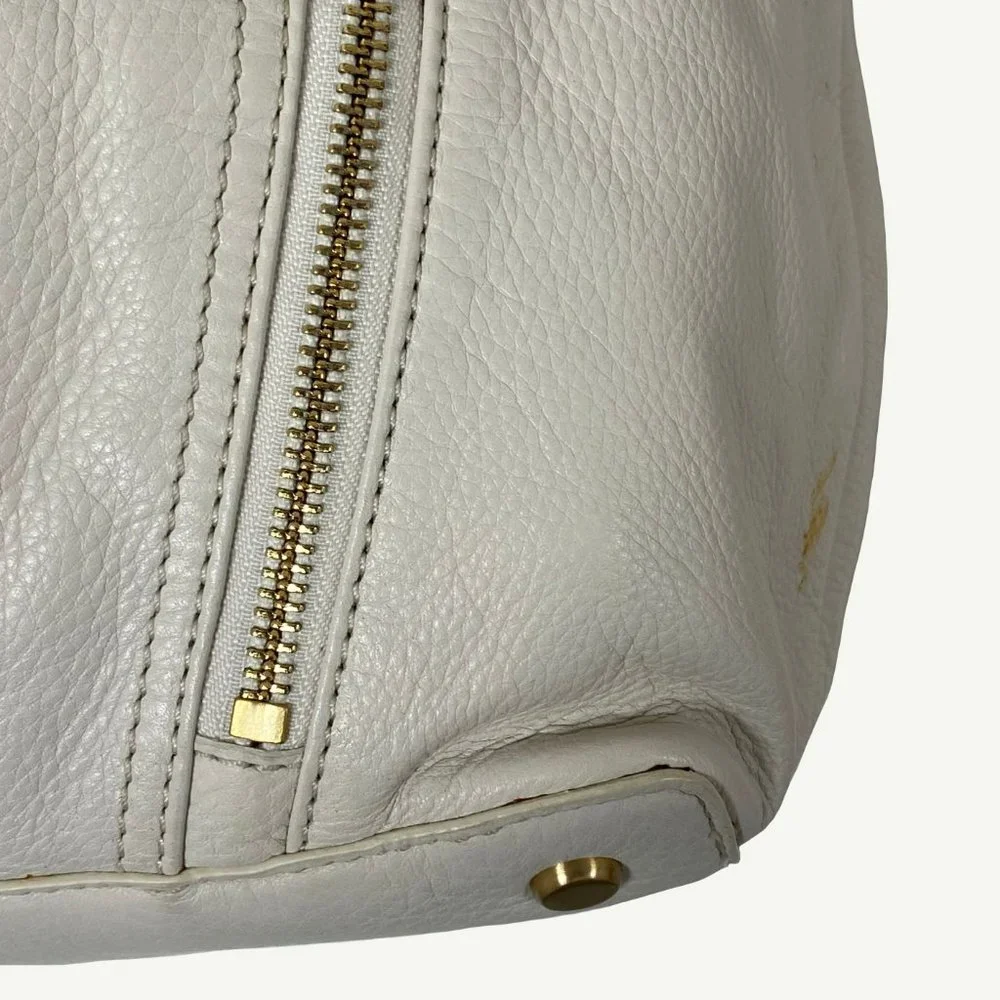 Cole Haan Bailey Ivory Drawstring Tote